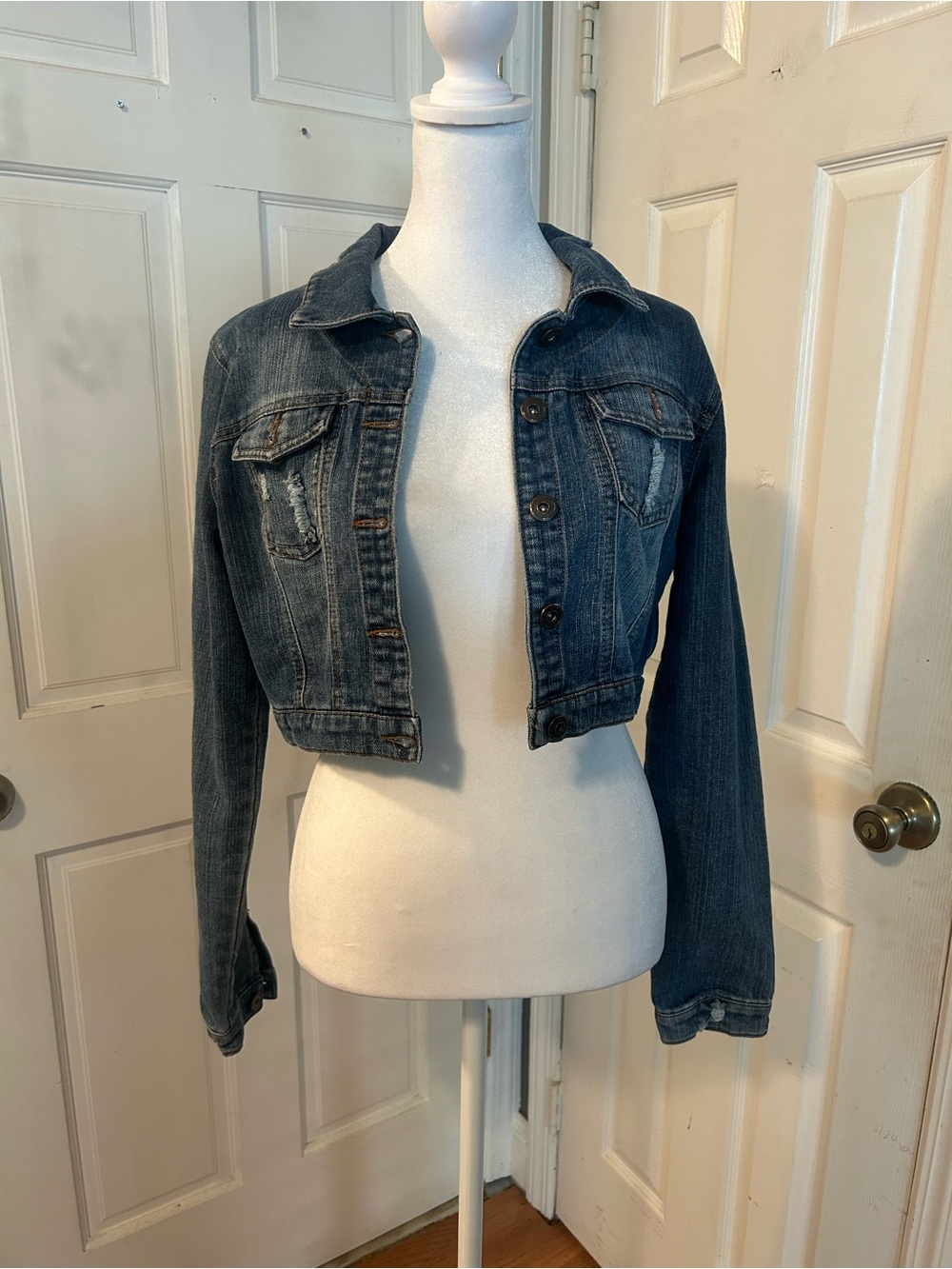 Dollhouse Light Blue Denim Jacket - Classic Light Wash